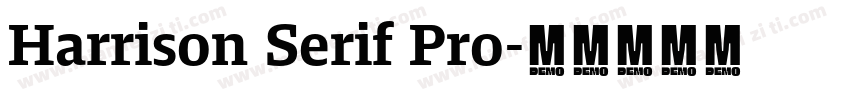 Harrison Serif Pro字体转换